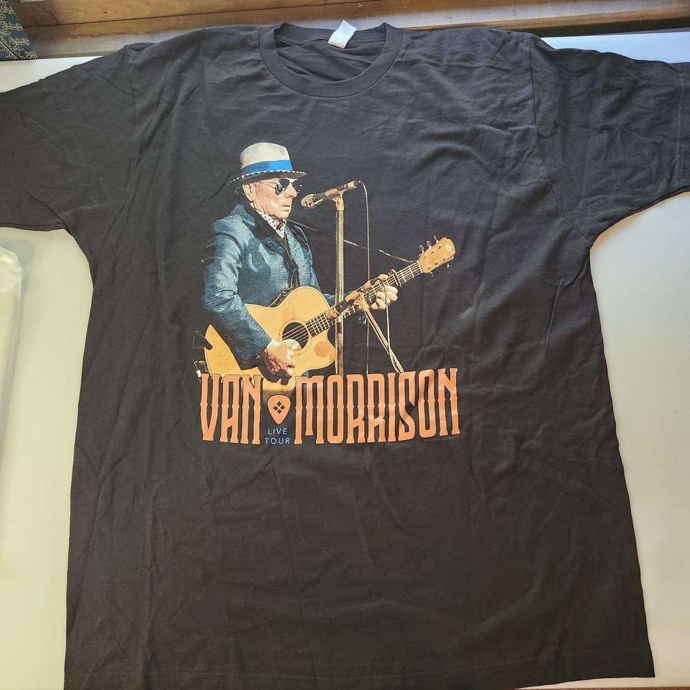 Van Morrison 2022 Live Tour Concert T-Shirt, Size XL